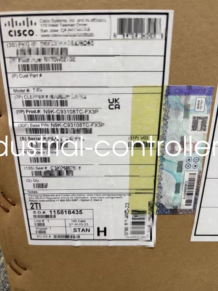 NEW CISCO exchange board N9K-C93108TC-FX3P Nexus 9300 Fast delivery - Image 1 of 1