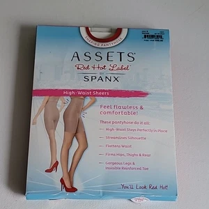 Assets by Spanx high waist sheers in barest Sz 3 Pantyhose  - Picture 1 of 7