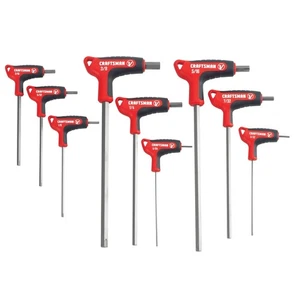 CRAFTSMAN V-Series XTract 9pc T-Handle Set - SAE - CMHT26162V - Picture 1 of 24