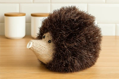 Knitting Pattern Easy Hedgehog Teacosy Teapot Cover Tea Cosy 4 Sizes Tinsel Aran - Image 1 of 4