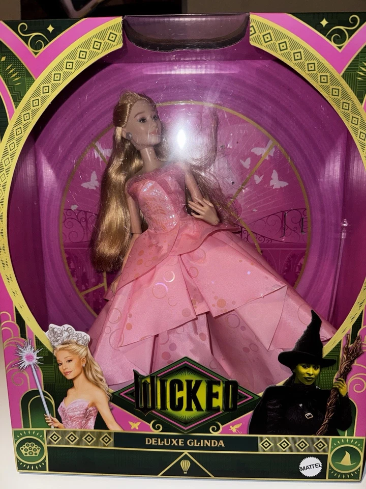 Muñeca y accesorios de moda Mattel Wicked Deluxe Glinda corona y cetro Foto 1 de 3
