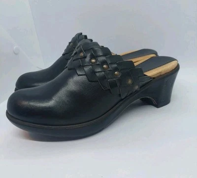 Botas Frye Mujer Zuecos Cuero Negro Mules Talla 7.5M 70051 BRASIL Foto 1 de 4