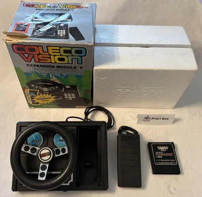 ColecoVision BEAUTIFUL Expansion Module 2 Steering Wheel W/Turbo - Video - Image 1 of 4