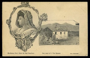 cartolina d'epoca SAVOIA -MADDALENA CINTI BALIA DEL REAL NASCITURO-S.VITO ROMANO - Imagen 1 de 1