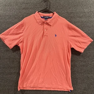 U.S. Polo Assn. Men's Large Tall Ultimate Pique Short Sleeve Polo Shirt - Picture 1 of 7