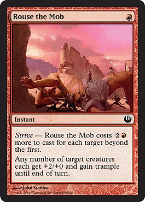 Rouse the Mob -Foil Light Play MTG Journey into Nyx - Image 1 of 1