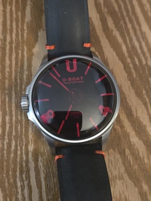 U-Boat Capsoil Darkmoon Quartz Red Dial Men's Watch 9305 - Image 1 of 4