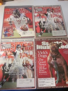 4 MICHAEL VICK SPORTS ILLUSTRATED LOT  2004 ATLANTA FALCONS 🏈 - Imagen 1 de 1