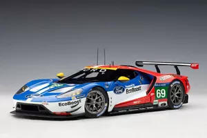 1:18 Autoart Ford Gt 3.5L Turbo V6 #69 Le Mans 2016 Briscoe Westbrook AA81612 Mo - Picture 1 of 2