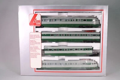 LM081 LIMA 149717L Ho Train Coffret train italien FS électrique gris et vert - Photo 1/4