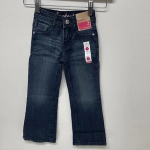 Gymboree Slim Girls Bootcut Blue Jeans 5-Pockets Adjustable Waist NWT Size 4 - Picture 1 of 4