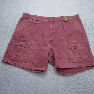 Vintage Carhartt Shorts Herren 40 rot purpurrot Cargo Canvas Safari Wandern Utility - Bild 1 von 14