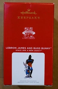Hallmark Keepsake Ornament 2021 Lebron James/Bugs Bunny Space Jam: A New Legacy - Picture 1 of 6
