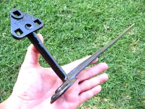 1915 1916 Model T Ford REAR LICENSE PLATE / TAILLIGHT MOUNT / BRACKET ~ORIGINAL~ - Picture 1 of 5