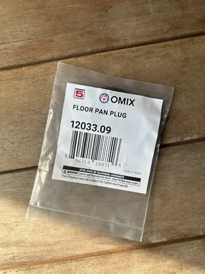 Tapón de piso para Jeep Wrangler JK/JKU 2007-2013 Omix-ADA 12033.09 Foto 1 de 2