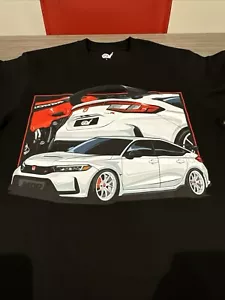 CIVIC TYPE-R FL5 11th Gen T-shirt, Shortsleeved, BLACK, XL, Heavy Duty Cotton - Picture 1 of 7