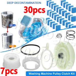 W10721967 Washer Pulley Clutch Kit For Whirlpool Wholesale/30 Solid Effervescent - Picture 1 of 33