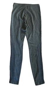 Leggings comodi in cotone elasticizzato testurizzato grigio morbidi dintorni taglia small - Foto 1 di 10