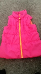 Child's Vest Pink And Orange Size 4/5 - Picture 1 of 1