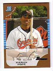 2005 Bowman Draft Gold #54 Kieron Pope FY