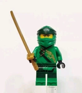 LEGO NINJAGO LLOYD LEGACY DARK GREEN MINIFIGURE njo490 USED FROM 70670 w/KATANA - Picture 1 of 3