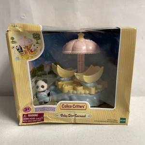 Calico Critters #CC1916 Baby Star Carousel Tony Pooler Panda New In Damaged Box - Picture 1 of 6