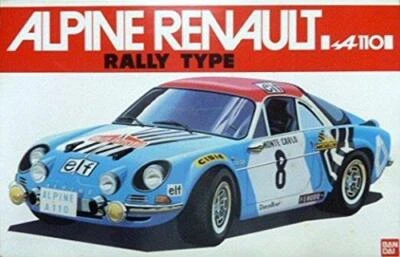 Raro Kit Modellino Bandai 1/20 Alpine Renault A110 Rally Montecarlo JP 10476 - Immagine 1 di 2