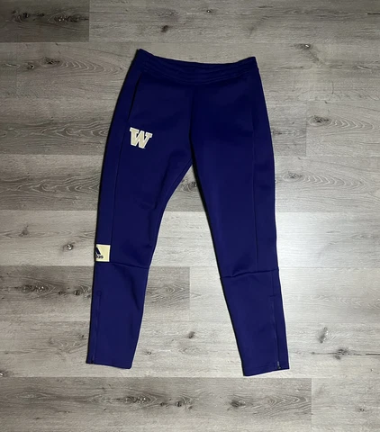 Adidas Washington Huskies Basketball Team Player Issue Pants Sz M T Football Cover