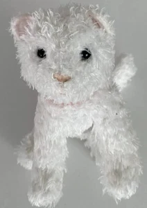 Douglas Kuscheltiere weiße Katze Katze Stofftier Plüschtier Kuscheltier pelziges Kätzchen 7 Zoll rosa - Bild 1 von 4
