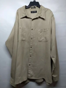 Brandini mens Dress shirt XL light brown 042 - Picture 1 of 4