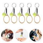 10 Pcs Pvc Tennis Keychain Ring Globes of The World with Stand