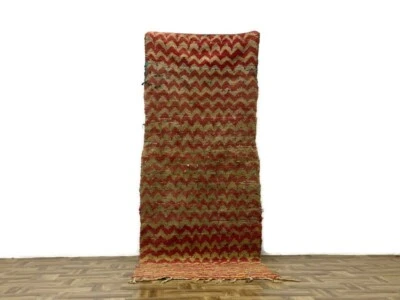 Alfombra Antuque Runner, alfombra vintage hecha a mano, pasillo peludo, área de dormitorio, 3x8 pies Foto 1 de 4