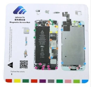 Magnetic Screw Mat For iPhone 5s Phone Repair Disassembly Guide - Picture 1 of 3