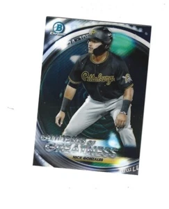 2020 Bowman Chrome Draft Glimpses of Greatness #GOGNG Nick Gonzales - Bild 1 von 1