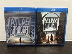 Atlas Shrugged Movie Lot Part 1 and Part 2 Blu-ray - Picture 1 of 4