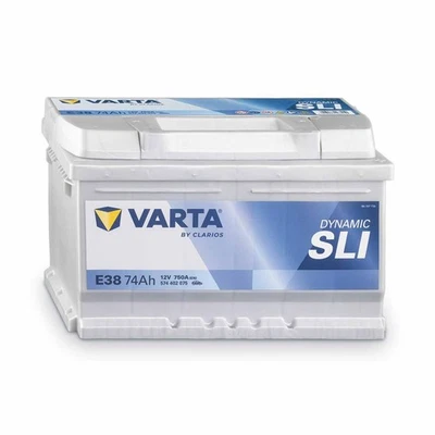 VARTA E38 Autobatterie, 74Ah 12V, Dynamic SLI, 574402075 - Bild 1 von 4