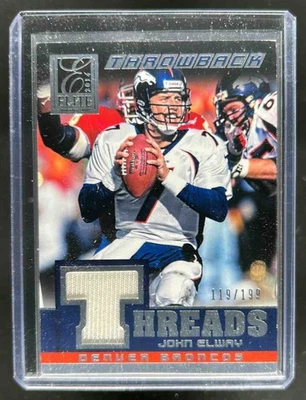Camiseta 2014 Elite John Elway Throwback Threads #/199 Broncos - Imagem 1 de 2