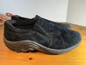 Merrell Shoes Women Size 9 Jungle Moc Casual Slip On J60826 Midnight Black- Nice - Picture 1 of 7