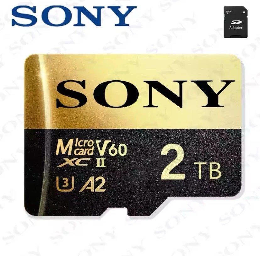 Sony 2TB Micro SD Card - High Speed Memory for Phone, Tablet,Pc -Full HD Storage - Image 1 of 1