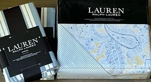 Ralph Lauren Marisa blau/gelb Paisley Full/Queen Bettbezug SET 5-teilig - Bild 1 von 10