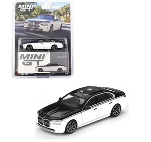 MINI GT BMW i7 XDRIVE 60 1/64 2 TONOS BLANCO ALPINO/NEGRO ZAFIRO MGT00959-1H - Imagen 1 de 5