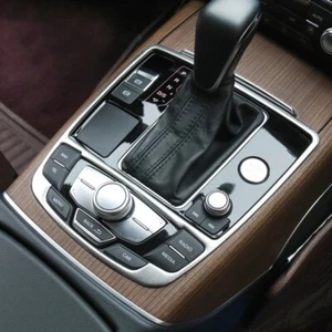 Car Central Console Gearshift Frame Decoration Trim For Audi A6 C7 2012-2018 - Picture 1 of 8