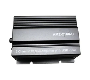 2 Channel Mini Amplifier For Car Motorcycle 150W Max USB Play Music AMZ-2100-U - Picture 1 of 4