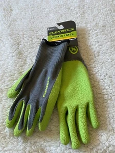 Guantes de jardín Flexzilla arrugados látex gris/verde talla L GC240L (K3) - Imagen 1 de 6