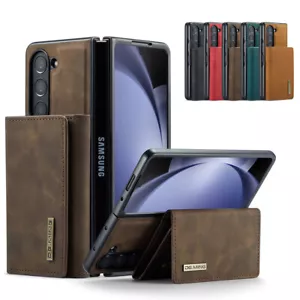 Schutz Handyhülle Für Samsung Galaxy Z Fold5 Fold4 Fold3 Leder Cover Flip Tasche - Bild 1 von 83