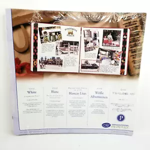 Álbum de recortes Creative Memories 12x12 blanco páginas 15 hojas/30 páginas SELLADO - Imagen 1 de 5