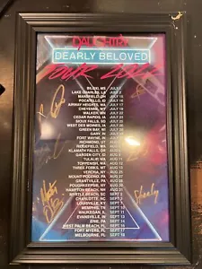 Daughtry “Dearly Beloved” Signed Autographed Tour 2022 Poster Framed 20”x14” - Picture 1 of 13