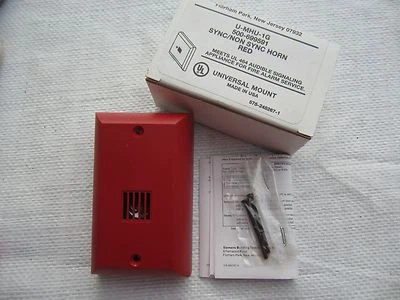SIEMENS U-MHU-1G BOCINA SINCRONIZADA/NO SINCRONIZADA ROJA 500-699591 - NOS Foto 1 de 3