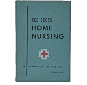 Red Cross Home Nursing Textbook with Notes 1951 Vintage USA New York Paperback - Picture 1 of 8