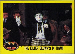 1989 Topps Batman #264 The Killer Clown's In Town